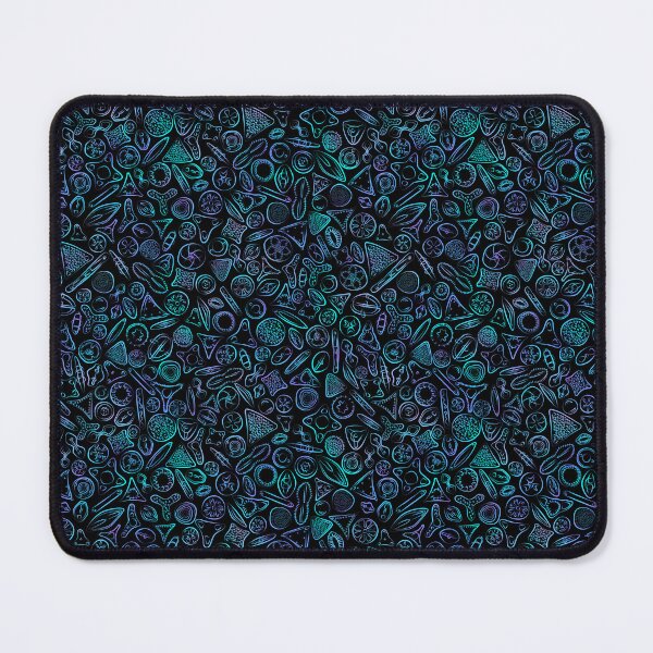 Item preview, Diatoms in Teal and Purple designed and sold by Squilla Design Studio.