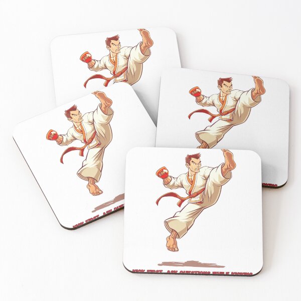 Item preview, Kick First, Ask Questions Later- Martial Artist Design designed and sold by christiantkd.