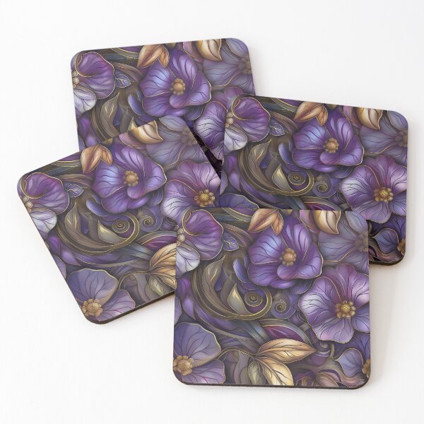 Item preview, Floral Delight seamless digital paper pattern 2 designed and sold by artit-91.