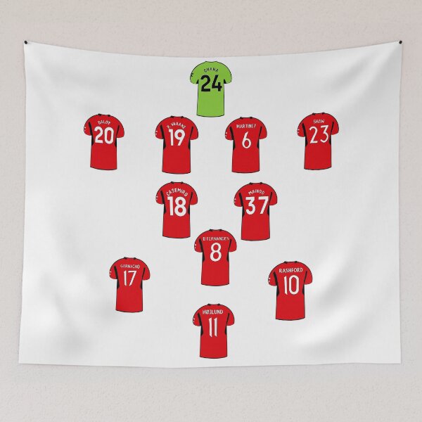 Item preview, Man Utd team 23/24 season designed and sold by GrizzlyCollective.
