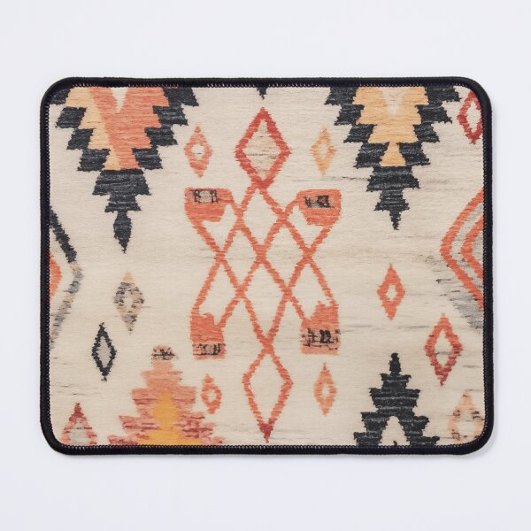 Item preview, Moroccan Berber Rug Design No.43 - Multicolor, Ivory White designed and sold by Zoltan Ratko.