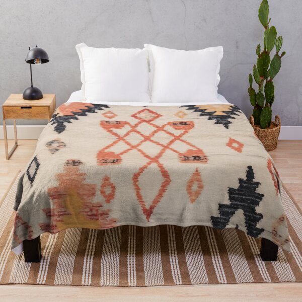 Item preview, Moroccan Berber Rug Design No.43 - Multicolor, Ivory White designed and sold by Zoltan Ratko.