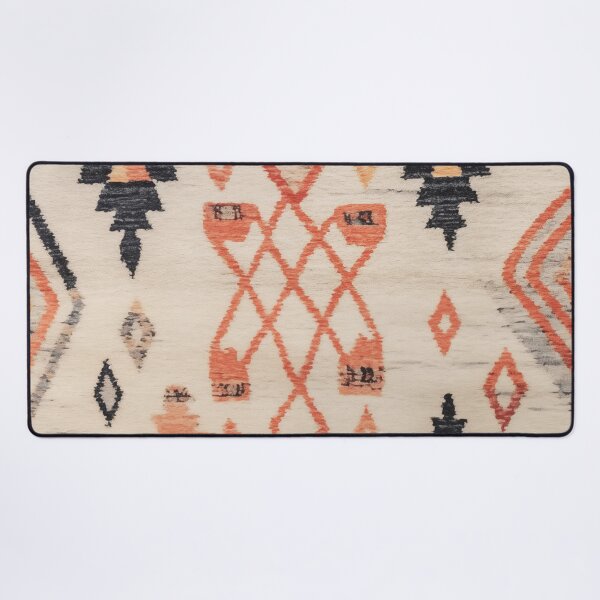 Item preview, Moroccan Berber Rug Design No.43 - Multicolor, Ivory White designed and sold by Zoltan Ratko.