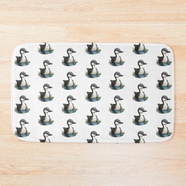 Item preview, Common Loon Kawaii US Bird Inspired Art and Stickers designed and sold by CDC40.
