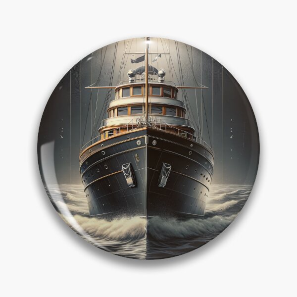 Item preview, Nostalgic Navy Vintage Yacht Historical Atmosphere designed and sold by ByDigitalDream.