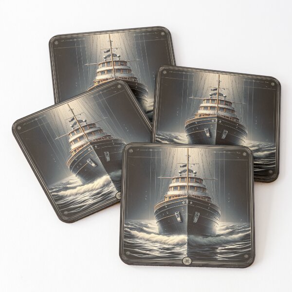 Item preview, Nostalgic Navy Vintage Yacht Historical Atmosphere designed and sold by ByDigitalDream.