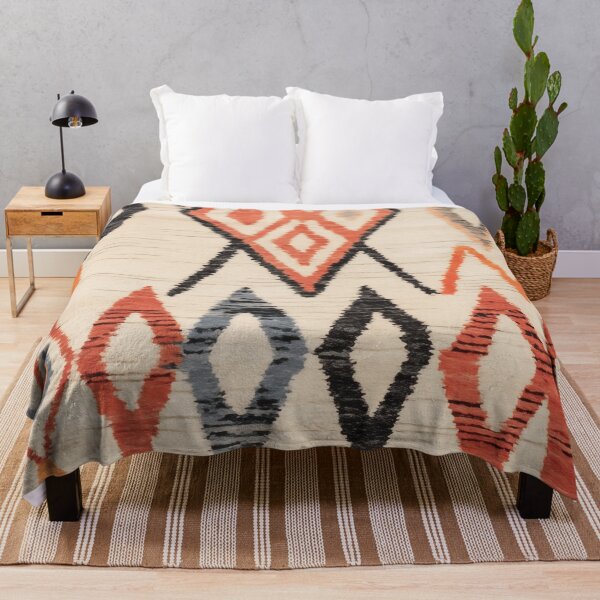 Item preview, Moroccan Berber Rug Design No.45 - Multicolor, Ivory White designed and sold by Zoltan Ratko.