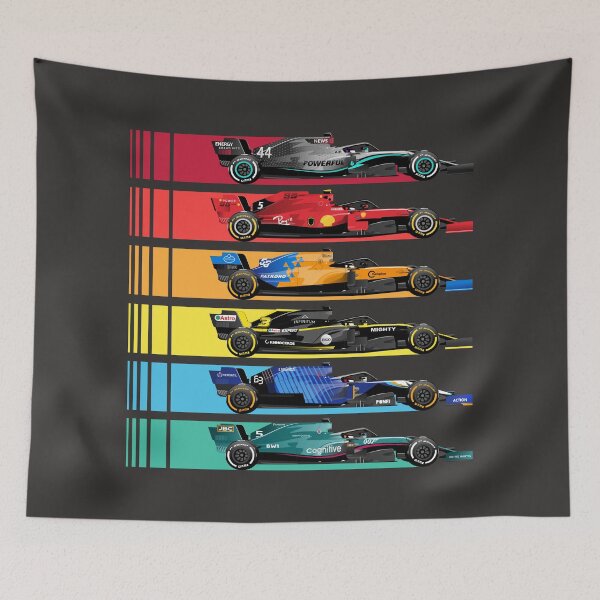 Item preview, Formula Racing Cars (Asphalt Gray) designed and sold by Mariel  Toigo.
