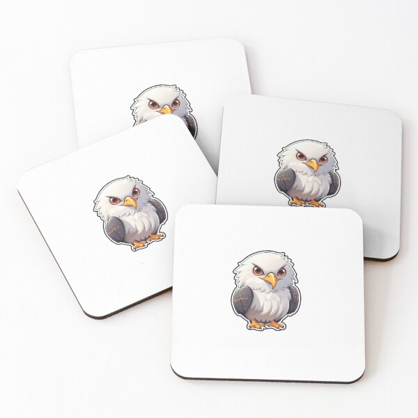 Item preview, Bald Eagle Kawaii US Bird Inspired Art and Stickers designed and sold by CDC40.