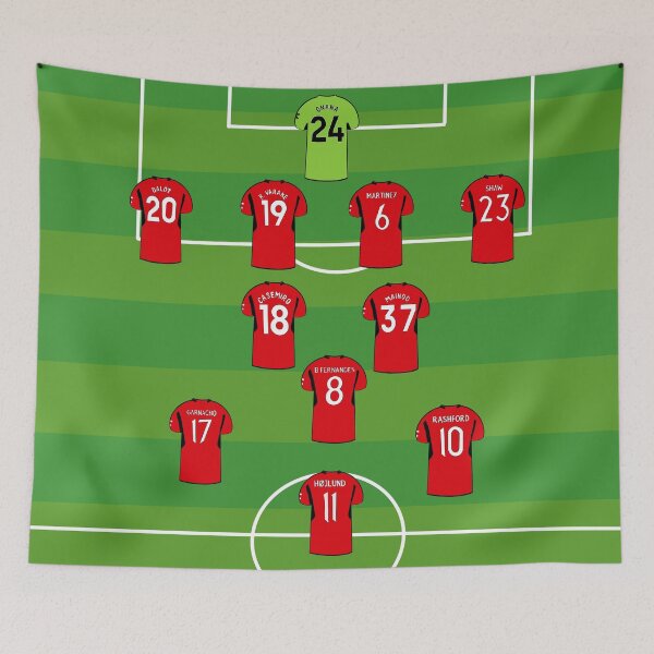 Item preview, Manchester United mufc team starting 11 design  designed and sold by GrizzlyCollective.