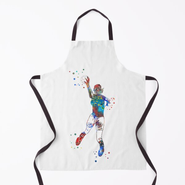 Item preview, Handball Player Girl Hits The Ball designed and sold by Rosaliartbook.