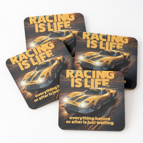 Item preview, RACING IS LIFE designed and sold by BrainDizzy.