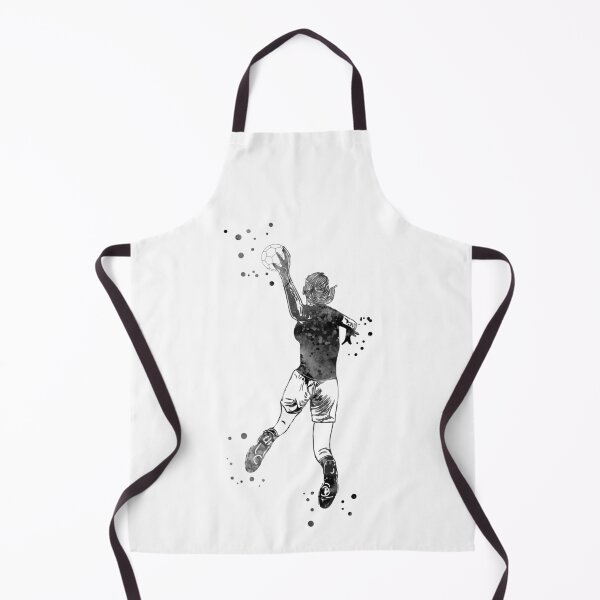 Item preview, Handball Player Girl Hits The Ball designed and sold by Rosaliartbook.