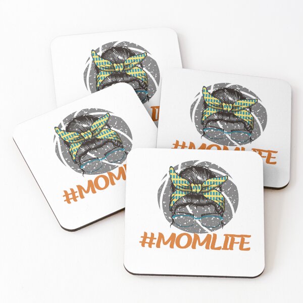 Item preview, messy bun basketball mom life designed and sold by Jemsruk.