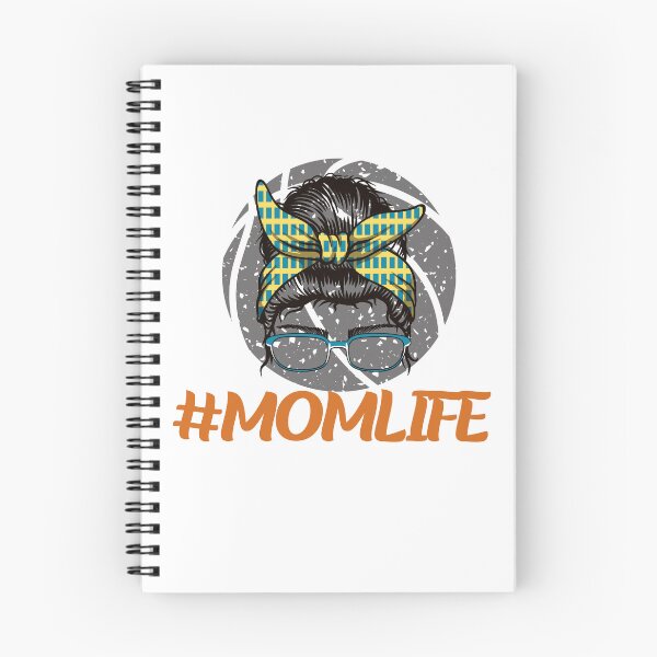 Item preview, messy bun basketball mom life designed and sold by Jemsruk.