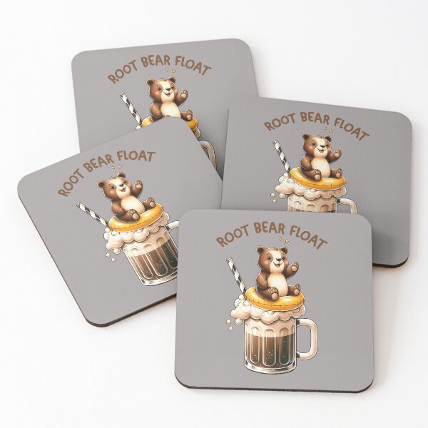 Item preview, Cute Root Bear Float! designed and sold by fribabywonder.