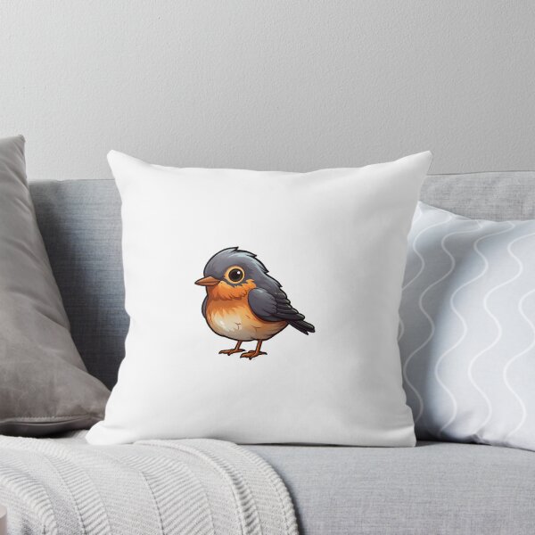 Item preview, American Robin Kawaii US Bird Inspired Art and Stickers designed and sold by CDC40.