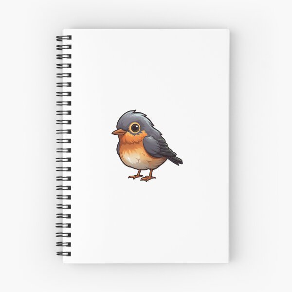 Item preview, American Robin Kawaii US Bird Inspired Art and Stickers designed and sold by CDC40.