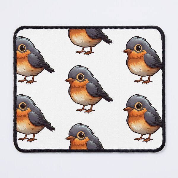 Item preview, American Robin Kawaii US Bird Inspired Art and Stickers designed and sold by CDC40.