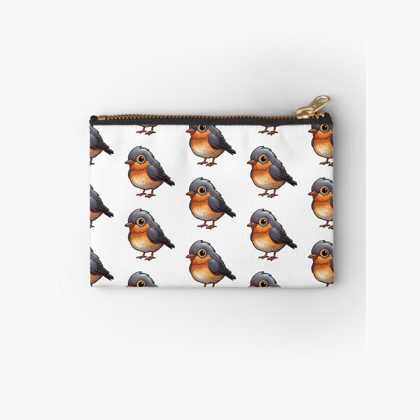 Item preview, American Robin Kawaii US Bird Inspired Art and Stickers designed and sold by CDC40.