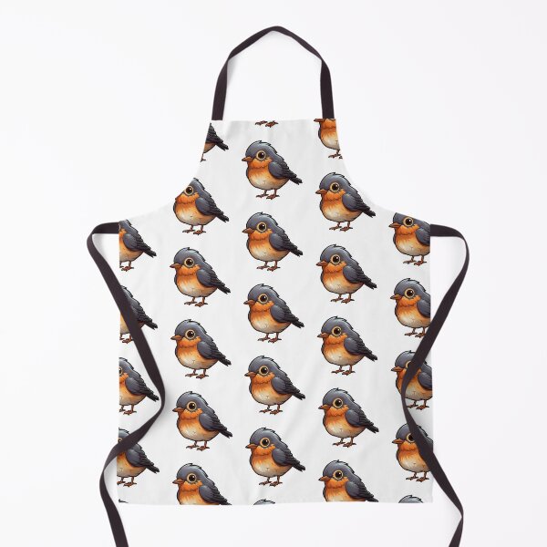 Item preview, American Robin Kawaii US Bird Inspired Art and Stickers designed and sold by CDC40.