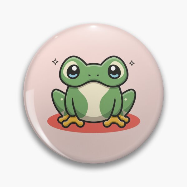 Item preview, Cute kawaii grumpy frog designed and sold by Trend-Beaver.