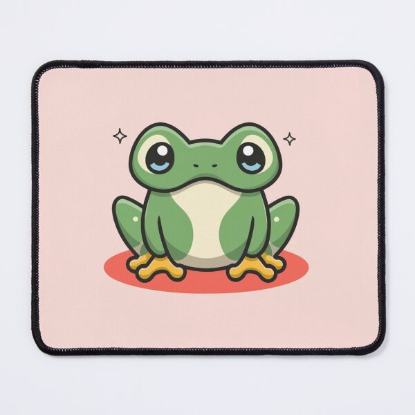 Item preview, Cute kawaii grumpy frog designed and sold by Trend-Beaver.