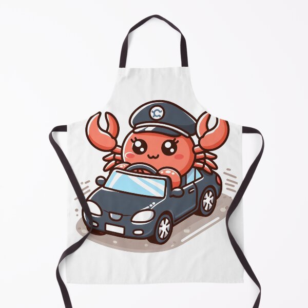 Item preview, Kawaii Crab Driver designed and sold by CanvasCutie.