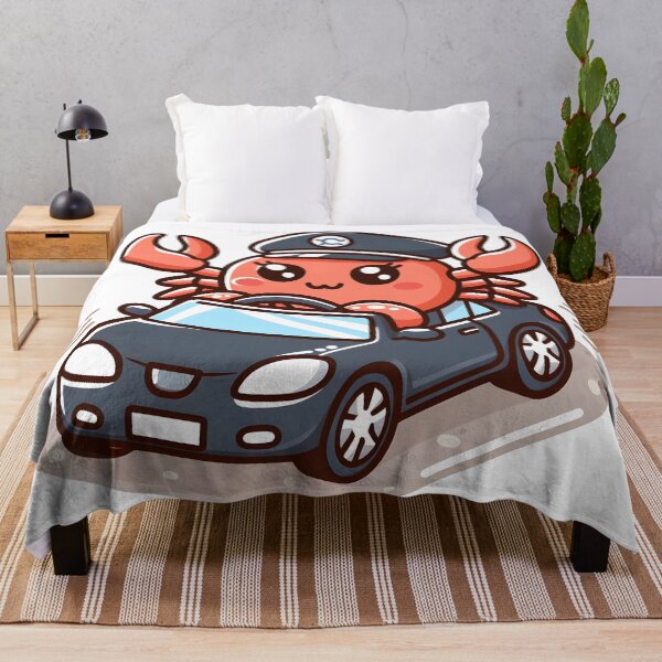 Item preview, Kawaii Crab Driver designed and sold by CanvasCutie.