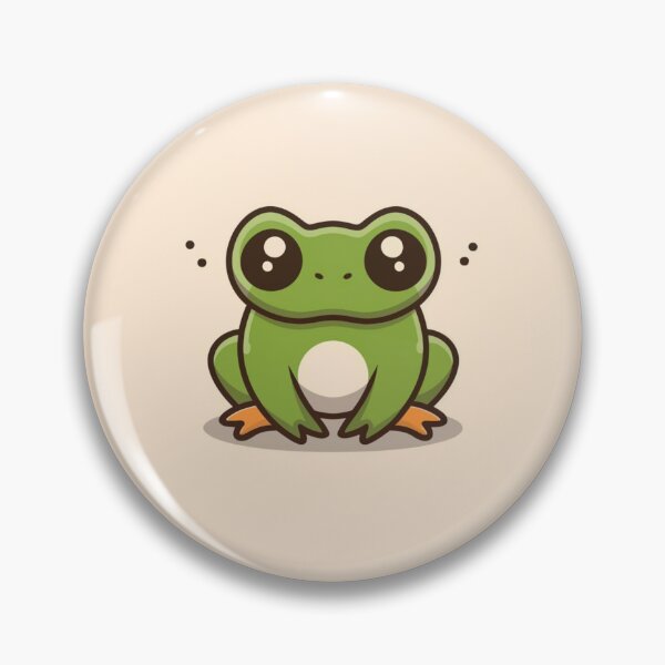 Item preview, Cute kawaii grumpy frog designed and sold by Trend-Beaver.