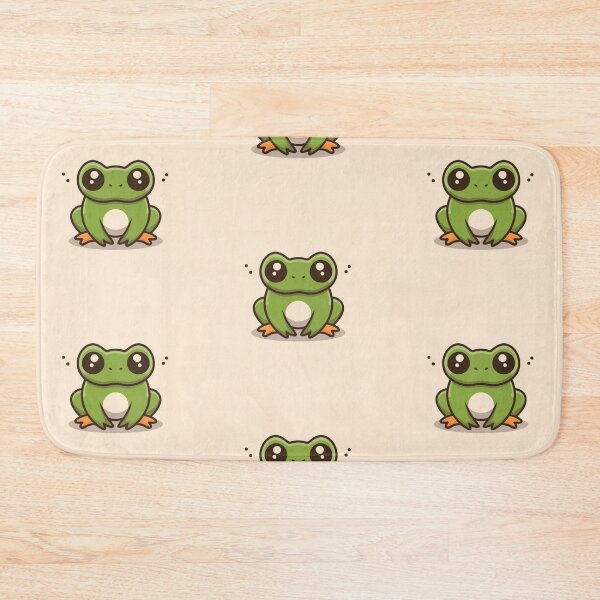 Item preview, Cute kawaii grumpy frog designed and sold by Trend-Beaver.