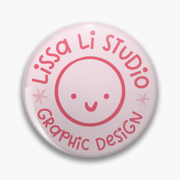 Item preview, Lissa Li Studio Icon Logo - Pink designed and sold by lissalistudio.