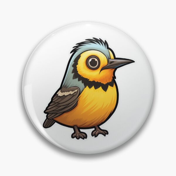 Item preview, Western Meadowlark Kawaii US Bird Inspired Art and Stickers designed and sold by CDC40.