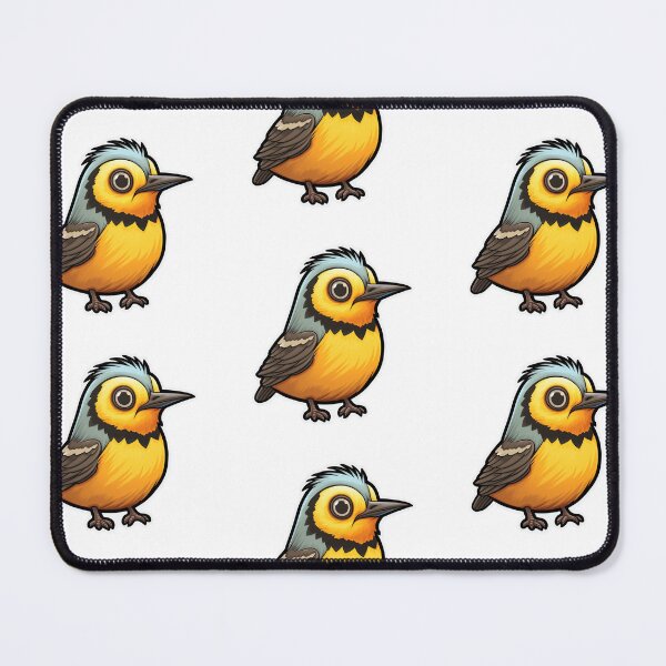 Item preview, Western Meadowlark Kawaii US Bird Inspired Art and Stickers designed and sold by CDC40.