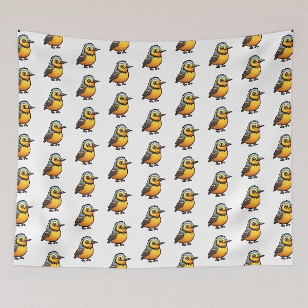 Item preview, Western Meadowlark Kawaii US Bird Inspired Art and Stickers designed and sold by CDC40.