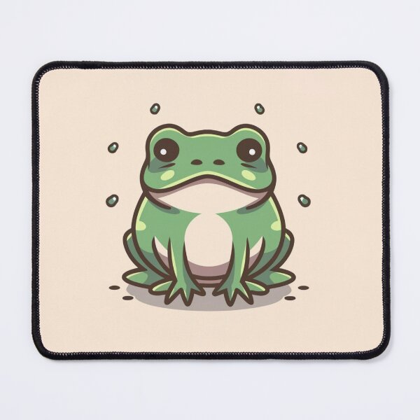 Item preview, Cute kawaii grumpy frog designed and sold by Trend-Beaver.