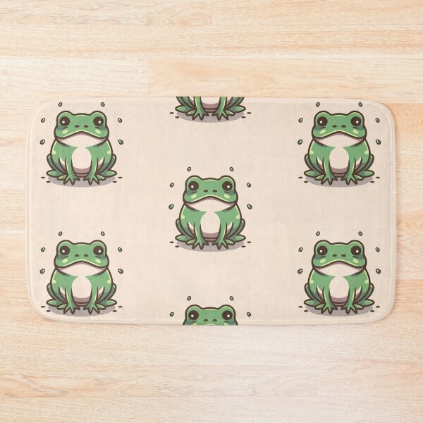 Item preview, Cute kawaii grumpy frog designed and sold by Trend-Beaver.