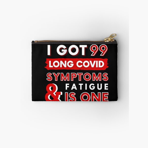 Item preview, 99 Long Covid Symptoms fatigue - red  designed and sold by SadTea-Longhaul.