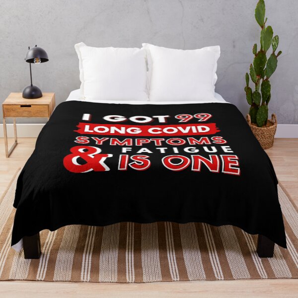 Item preview, 99 Long Covid Symptoms fatigue - red  designed and sold by SadTea-Longhaul.