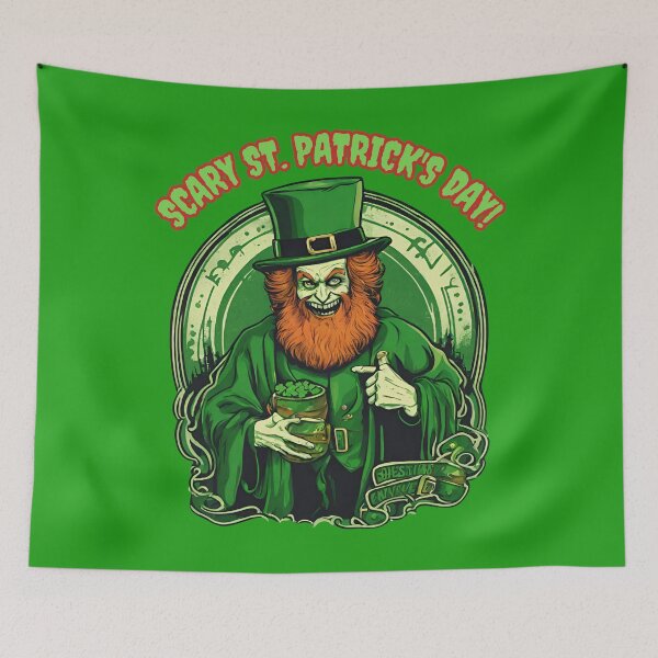 Item preview, SCARY ST. PATRICKS DAY, Funny gift for Saint Patrick's Day, patron saint of Ireland designed and sold by GroonSpace.
