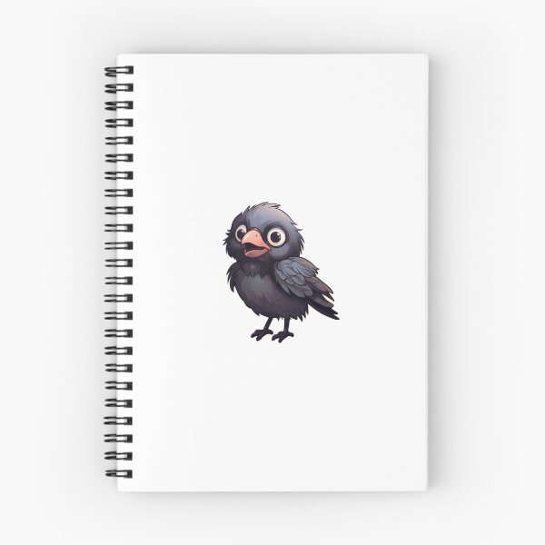 Item preview, American Crow Kawaii US Bird Inspired Art and Stickers designed and sold by CDC40.