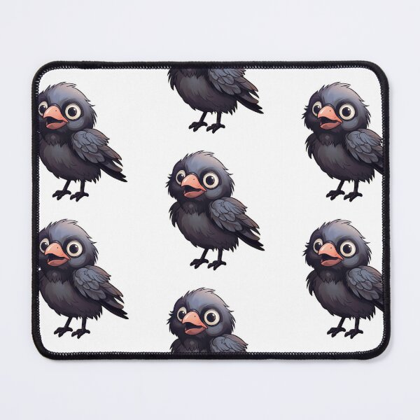Item preview, American Crow Kawaii US Bird Inspired Art and Stickers designed and sold by CDC40.