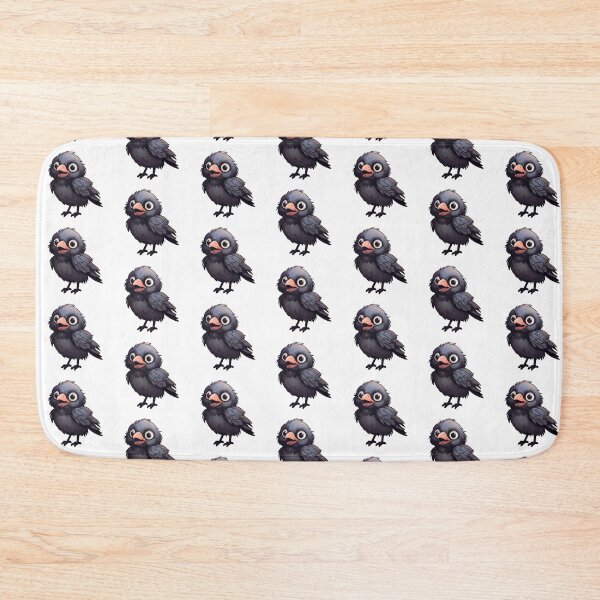 Item preview, American Crow Kawaii US Bird Inspired Art and Stickers designed and sold by CDC40.