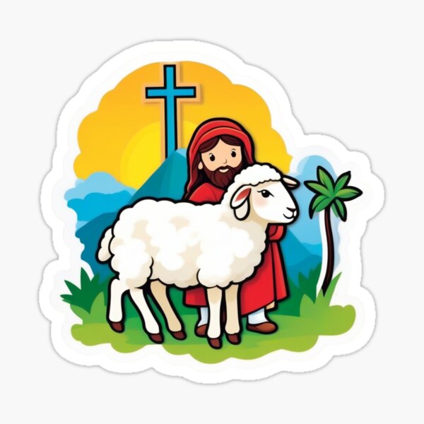 Item preview, JESUS ​​THE GOOD SHEPHERD designed and sold by Luisubiabre.