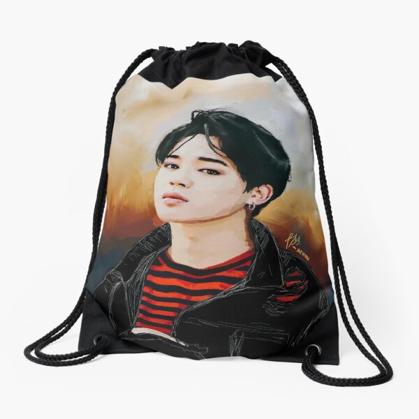 V - BTS / Kim Taehyung Drawstring Bag for Sale by Aevinn