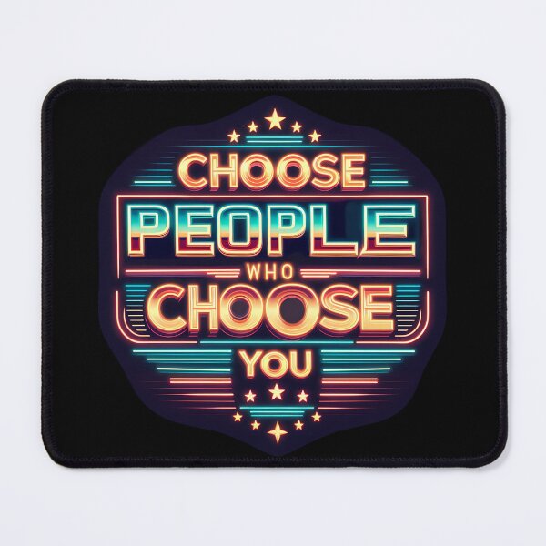 Item preview, Choose people who choose you, typography, retro designed and sold by maxmaj.