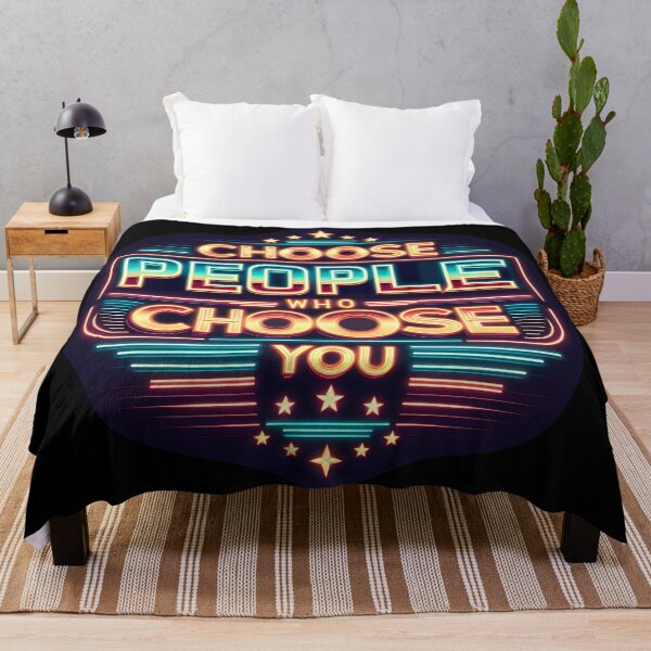 Item preview, Choose people who choose you, typography, retro designed and sold by maxmaj.