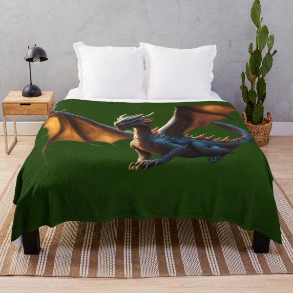 Item preview, Dragon with wings spread (Dark Green) designed and sold by Midnight Veil Designs.