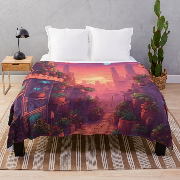 Item preview, Sunset Time in Futuristic City Alley designed and sold by LostStudio.