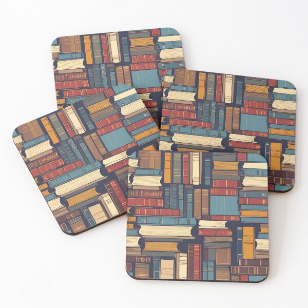 Item preview, Books Pattern  designed and sold by CharmStudio.